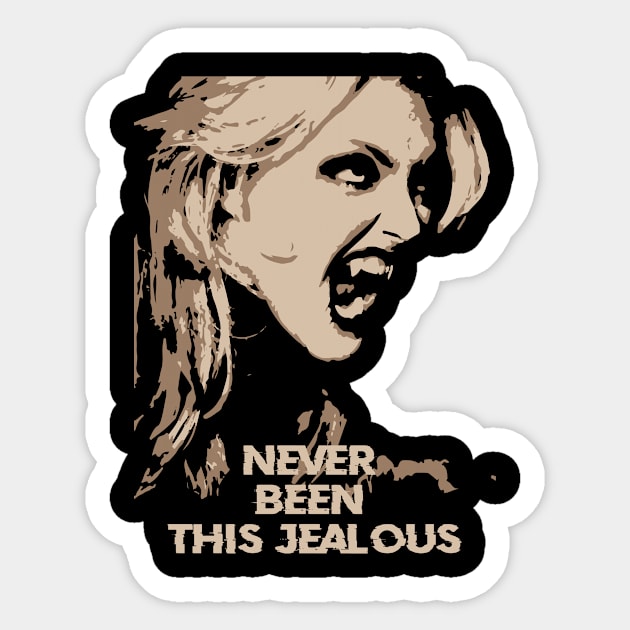 jealous savage Sticker by vellouz55